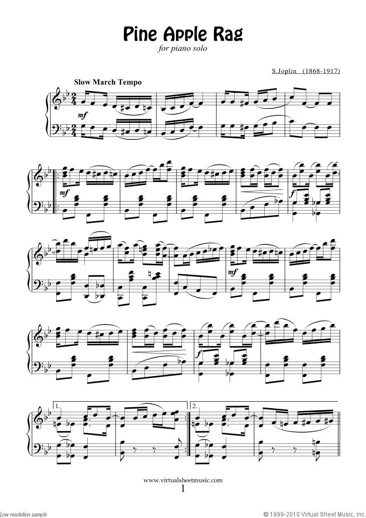 Piano solos sheet music free printable popular songs